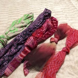 5 misc scarves